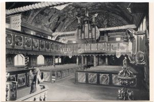 Katznase, Kreis Marienburg Katznase, Dorfkirche, Innen 
