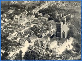 Rößel, Stadt, Kreis Rößel Rößel, Blick von Südwest - Luftbild 