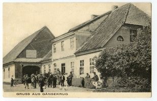 Gänsekrug, Kreis Samland Gänsekrug, Gasthaus Martin Korthals Гензекруг, трактир Мартина Корталса