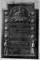 Tilsit, Stadt, Stadtkreis Tilsit Tilsit,  Ehrenbürgerbrief für General der Infanterie Otto v. Below, April 1916 Tilsit, Erster Weltkrieg, russische Besetzung und Befreiung 1914