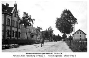 Korschen, Kreis Rastenburg Hindenburgstraße