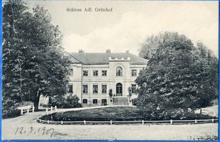 Grünhoff, Kreis Samland Grünhoff, Schloss Samland, Orte im Kreis