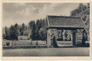 Nordenburg, Stadt, Kreis Gerdauen Nordenburg, Pforte zum Ehrenmal 