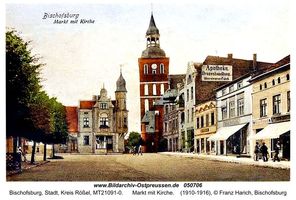 Bischofsburg, Stadt, Kreis Rößel 