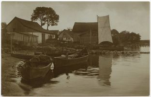 Haffwinkel, Kreis Labiau Labagienen, Am Haff Лабагинен, у залива