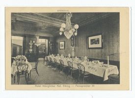 Elbing, Stadt, Stadtkreis Elbing Elbing, Hotel Königlicher Hof, Innenansicht 