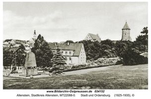 Allenstein, Stadtkreis Allenstein  Allenstein, Schloß