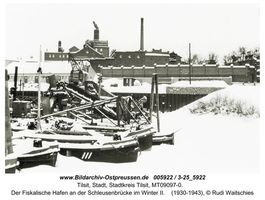 Tilsit, Stadt, Stadtkreis Tilsit   Tilsit, Winter