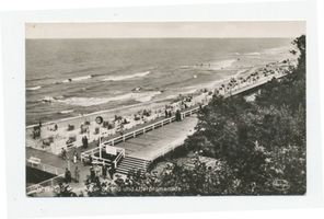 Rauschen Kr. Samland, Kreis Samland Rauschen Kr. Samland, strand und Uferpromenade Раушен, р-н Самбия, пляж и набережная
