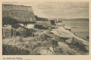 Nidden, Kreis Memel Nidden, Fernblick über das Haff II 