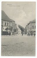Ragnit, Kreis Tilsit-Ragnit Polnische Straße Ragnit, Markt mit Polnischer Straße Рагнит, рынок с Польшештрассе