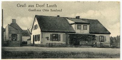 Lauth, Stadtkreis Königsberg Lauth, Gasthaus Otto Samland Königsberg, Dörfer, Siedlungen und Außenbezirke im Stadtkreis