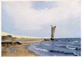  Kurische Nehrung, Am Ufersaum des Haffes Kurische Nehrung, Fischerei