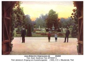 Tilsit, Stadt, Stadtkreis Tilsit  Tilsit, Park Jakobsruh