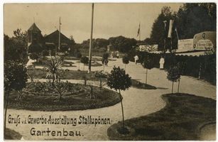 Ebenrode, Stadt, Kreis Ebenrode Ebenrode fr. Stallupönen, Gewerbe-Ausstellung, Gartenbau 