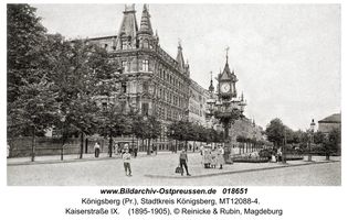 Königsberg (Pr.), Stadtkreis Königsberg Kaiserstraße