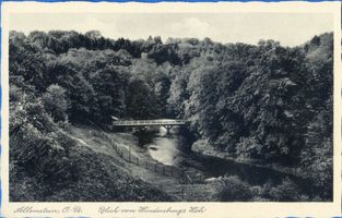Allenstein, Stadtkreis Allenstein Allenstein, Blick von Hindenburgs Höh Allenstein, Brücken