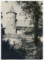 Allenstein, Stadtkreis Allenstein Allenstein, Schloß, Schloßturm mit Wehrgang III Allenstein, Schloß