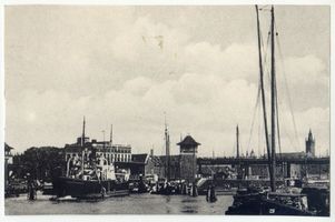 Königsberg (Pr.), Stadtkreis Königsberg Königsberg (Pr.), Hafen und Eisenbahnbrücke VI Кёнигсберг (Пр.), порт и железнодорожный мост, VI