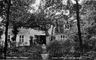 Tharau, Kreis Preußisch Eylau Tharau, Pfarrhaus, Geburtshaus des  Ännchen von Tharau  II Тарау, пасторский дом, родной дом «Энхен из Тарау», II
