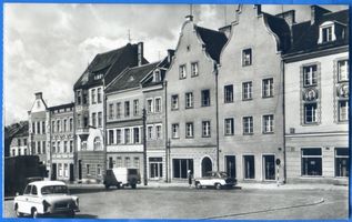 Allenstein, Stadtkreis Allenstein Allenstein, Häuser auf dem Markt V Алленштайн, дома на рынке, V