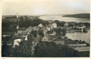 Nikolaiken Kr. Sensburg, Kreis Sensburg Nikolaiken Kr. Sensburg, Blick auf die Stadt XV Masurische Seen