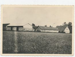 Kosken, Kreis Johannisburg Kosken, Bauernhof Gottlieb Bilitza, Rückseite 