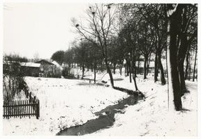 Santoppen, Kreis Rößel Santoppen, Ortsansicht im Winter 