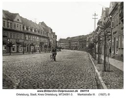 Ortelsburg, Stadt, Kreis Ortelsburg Marktstraße (Marktplatz)