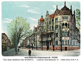 Tilsit, Stadt, Stadtkreis Tilsit Lindenstraße