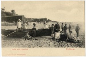 Neuhäuser, Kreis Samland Neuhäuser, Strand und Damenbad 