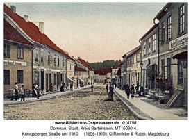 Domnau, Stadt, Kreis Bartenstein Königsberger Straße  