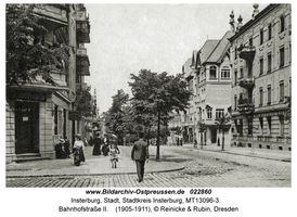 Insterburg, Stadt, Stadtkreis Insterburg Hindenburgstraße (fr. Goldaper Straße֨枆蟬뚶ße)