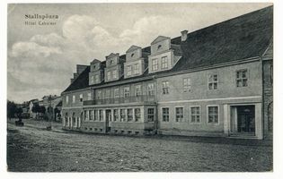 Ebenrode, Stadt, Kreis Ebenrode Ebenrode fr. Stallupönen, Hotel Cabalzer 