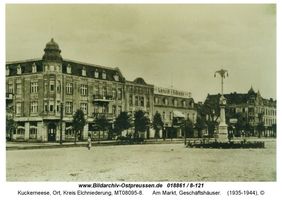 Kuckerneese, Ort, Kreis Elchniederung Am Markt