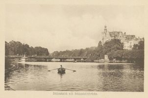 Königsberg (Pr.), Stadtkreis Königsberg Königsberg, Schloßteich, Schloßteichbrücke und Schwanenhaus II Königsberg, Schloßteichbrücke