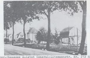 Charlottenburg Stadtkr. Königsberg, Stadtkreis Königsberg Charlottenburg Stadtkr. Königsberg, Fuchsberger Chaussee zuletzt General-Litzmann-Straße Nr. 212 Шарлоттенбург, гор. Кёнигсберг, Фуксбергерское шоссе, позднее Генерал-Литцманнштрассе, № 212