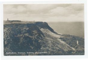 Brüsterort, Kreis Samland Brüsterort, Steilküste mit Leuchtturm Samländische Steilküste