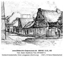 Tilsit, Stadt, Stadtkreis Tilsit Goldschmiedestraße