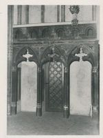 Lochstädt, Kreis Samland Lochstädt, Ordensschloß, Nischen für die Zelebrantensitze in der Kapelle Лохштадт, орденский замок, ниши для мест священников в капелле