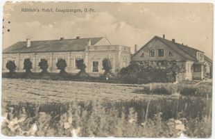 Laugßargen, Kreis Tilsit-Ragnit Laugßargen, Kühlichs Hotel 
