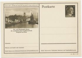 Memel, Stadt, Stadtkreis Memel Memel, Dangefluß und Börse 