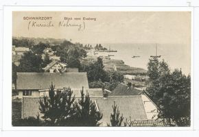 Schwarzort, Kreis Memel Schwarzort, Ortsansicht vom Evaberg II 