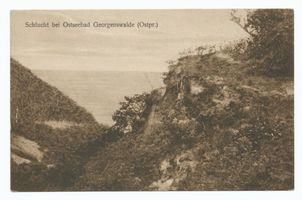 Georgenswalde, Kreis Samland Georgenswalde, Schlucht in der Nähe des Ostseebades 