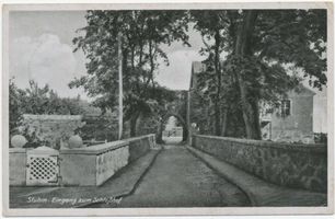Stuhm, Stadt, Kreis Stuhm Stuhm, Eingang zum Schlosshof 