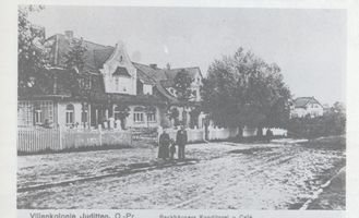 Juditten Stadtkr. Königsberg, Stadtkreis Königsberg Hufenallee 133 Juditten Kr. Königsberg, Hammerweg 133, Packhäusers Konditorei und Cafe Königsberg, Stadtteil Juditten