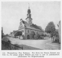 Braunsberg Kr. Braunsberg, Kreis Braunsberg Braunsberg, Ostpr., Rathaus, VIII, der Kern stammt aus dem 14. Jahrhundert Braunsberg, Rathaus