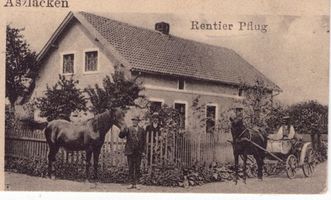 Mittenwald, Kreis Wehlau Aszlacken, Rentier Pflug 