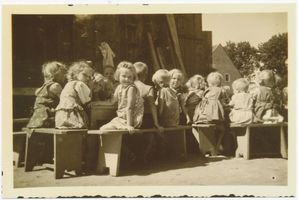 Obrotten, Kreis Samland Obrotten, Reichsarbeitsdienstlager 2/13, der Ernte-Kindergarten 