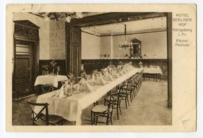 Königsberg (Pr.), Stadtkreis Königsberg Steindamm Königsberg (Pr.), Hotel Berliner Hof, Kleiner Festsaal Königsberg, Steindamm